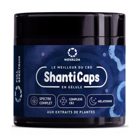 Gélules CBD CB2 Mélatonine 1000mg pour le sommeil – 30 capsules