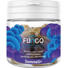 Gélules Fungo Sommeil+ CBD, mélatonine et adaptogènes – Spectre Complet et Complexe CB2