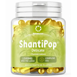 Gélules CBD liquides Délicate 1500 mg – Large spectre et complexe CB2