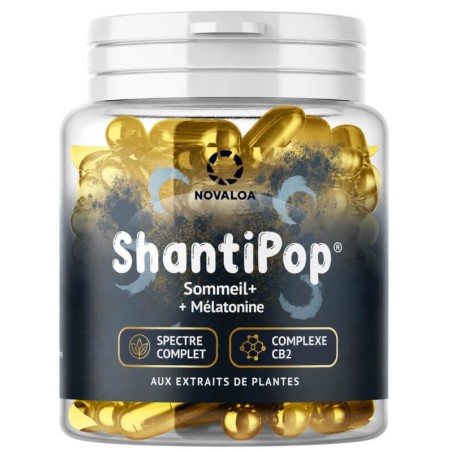 Gélules Sommeil+ CBD Liquides au Spectre Complet & CB2 + Mélatonine