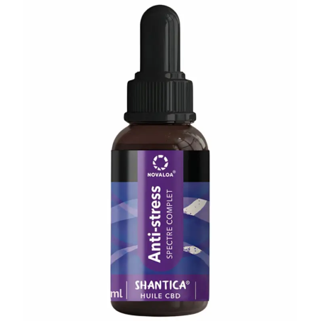 Huile Anti‑Stress 20 % – Spectre complet et Complexe CB2 – Mélisse et passiflore