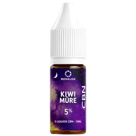 E‑liquide CBN Sommeil Kiwi Mûre Cassis 10 ml – 5 % CBN