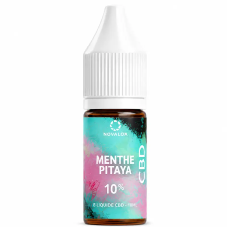 E‑liquide CBD Menthe Pitaya 10 ml – 10 % CBD