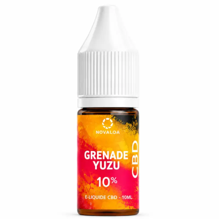 E‑liquide CBD Grenade Yuzu 10 ml – 10 % CBD
