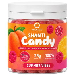 Pastilles Summer Vibes Complexe CB2 – PEA – saveurs pêche framboise nectarine citron