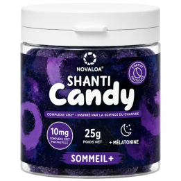 Pastilles Sommeil+ Complexe CB2 Mélatonine – violette fruits rouges – 25 g