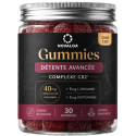 Gummies Détente Avancée – 40 mg Complexe CB2 – Framboise – Sans CBD