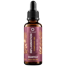 Huile Complexe CB2 Inflammation – Curcuma Gingembre – 20 % et 40 %