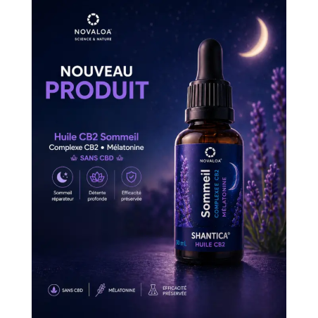 Huile CB2 Sommeil – Chanvre MCT