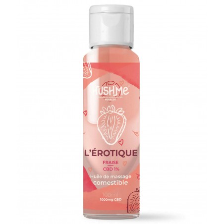 Huile de massage CBD comestible l'érotique – Relaxation et plaisir