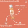 Huile CBD sensuelle – Massage intime & relaxant