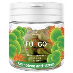 Gélules CBD anti-stress Fungo avec champignons & adaptogènes – La Caverne du CBD