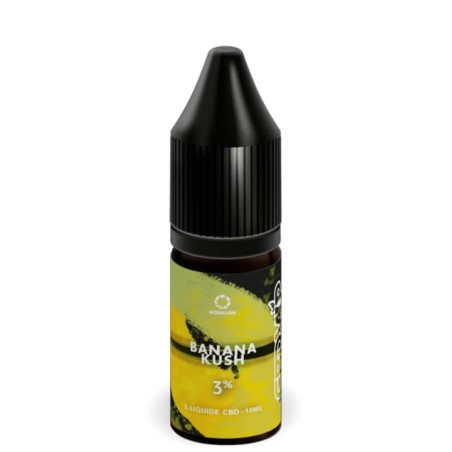 E‑liquide CBD Banana Kush – Spectre large et 0% THC