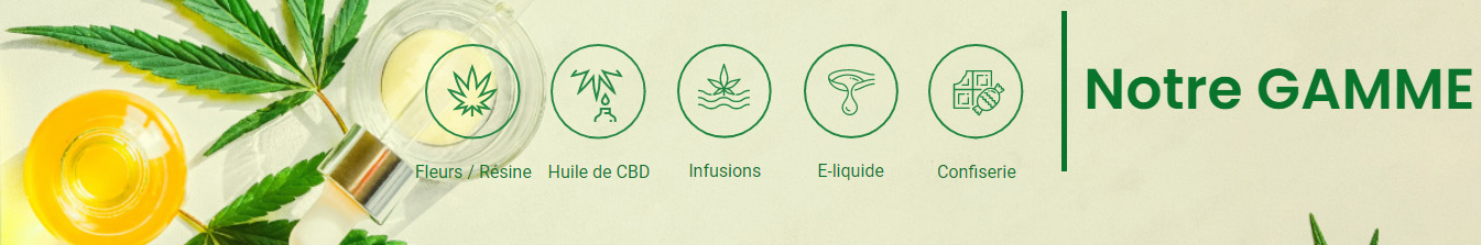 Notre gamme CBD - La Caverne du CBD